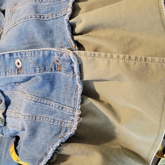 Pilcro and The Letterpress Denim Peplum Jacket size S - Picture 4 of 6